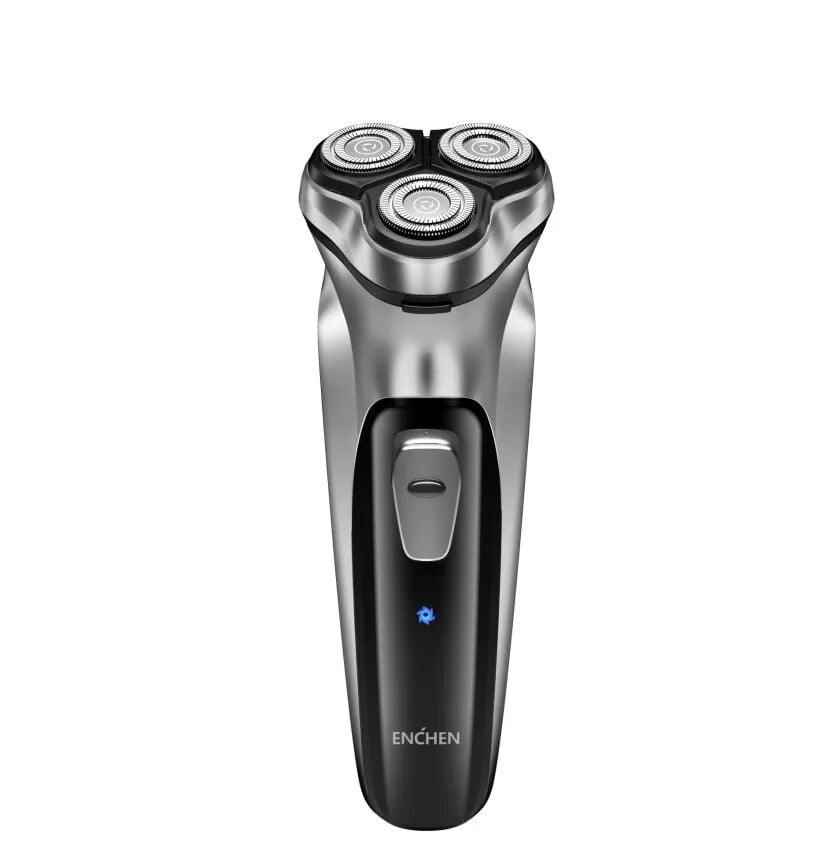 Storazone BLACKSTONE ENCHEN Blackstone Electrical Rotary Shaver for Men 3D Floating Blade Washable Type-C USB Rechargeable Shaving Beard Machine