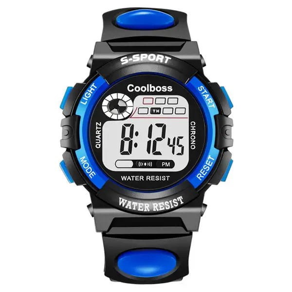 Storazone Blue 1 Electronic Watch For Boys Girls Children Luminous Dial Military Sport Watches for Kids Waterproof Multi-function Digital Watch