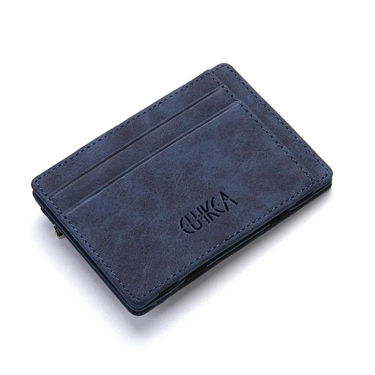 Storazone Blue 2 Men/Women Fashion Wallet ID/credit Card Holder Wallet for Men Multi-Card BagHolder Two Fold Small Wallet Black/gray Coin Purse