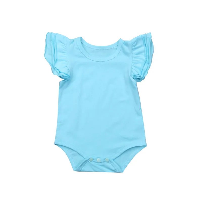 Storazone Blue / 3M New 0-24M Baby Boys Clothes Girls Short Sleeve Romper Infant Outfits Kids Jumpsuit Newborn Ruffle Rompers