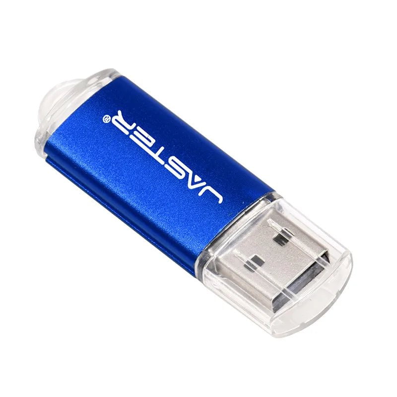 Storazone Blue / 4GB / China JASTER mini Pen drive USB Flash Drive 4gb 8gb 16gb 32gb 64gb 128gb pendrive metal usb 2.0 flash drive memory card Usb stick