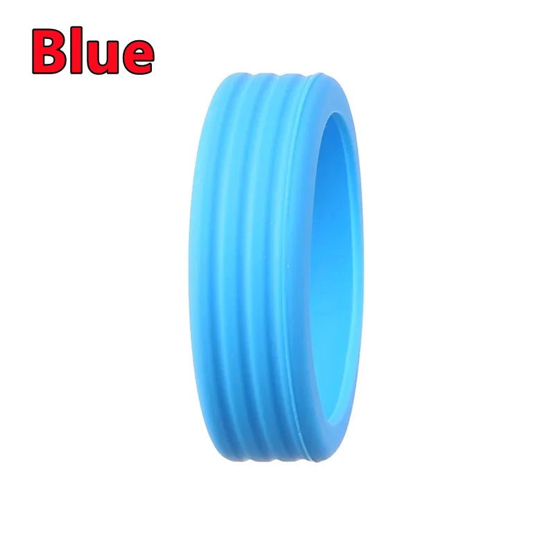 Storazone Blue / 8PCS New 8/4PCS Luggage Wheels Protector Silicone Wheels Caster Shoes Travel Luggage Suitcase Reduce Noise Wheels Cover Accessories