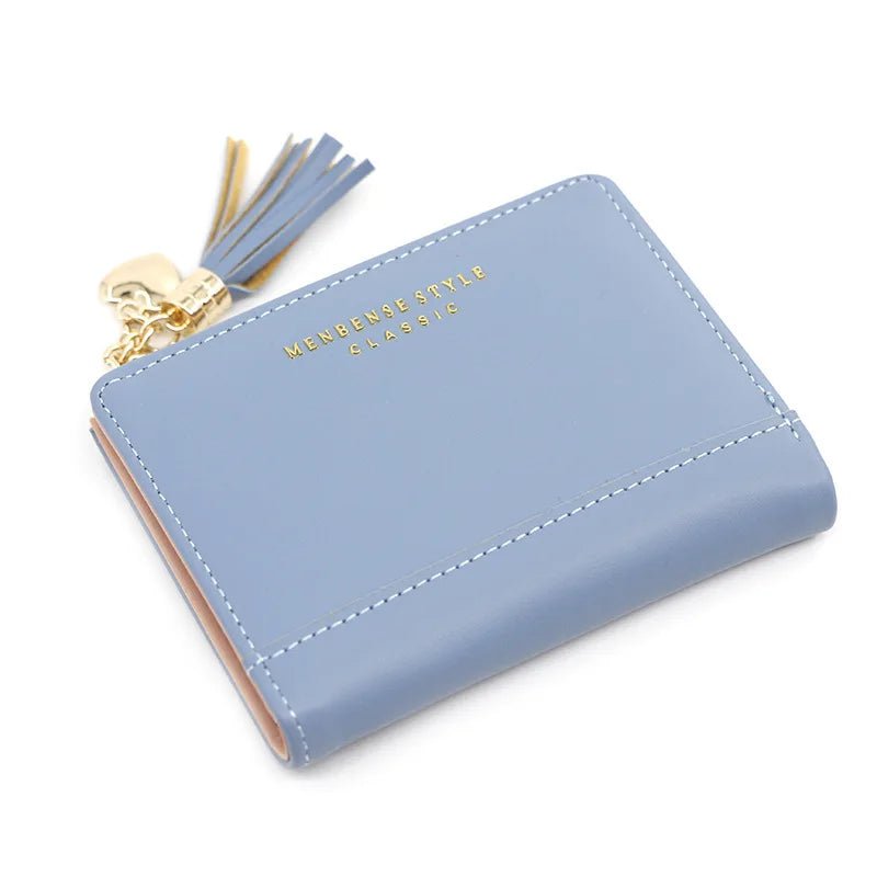 Storazone Blue-C Women's Wallet Short Women Coin Purse Fashion Wallets For Woman Card Holder Small Ladies Wallet Female Hasp Mini Clutch For Girl