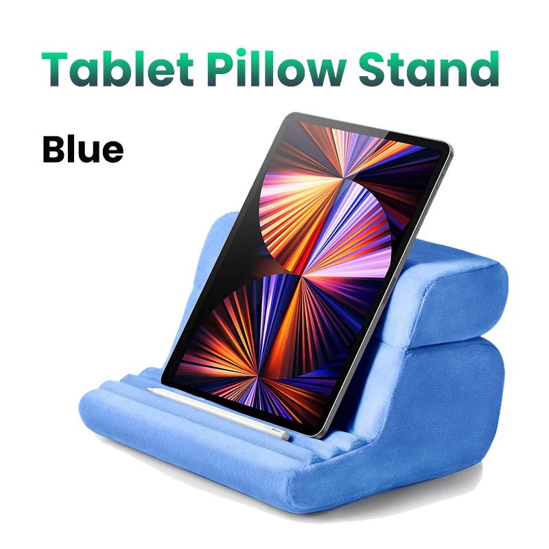 Storazone Blue / CHINA 【New Sale】UGREEN Tablet Holder iPad Stand Tablet Pillow Stand For iPadPro iPhone Xiaomi Tablet Support Laptop Stand Phone Holder