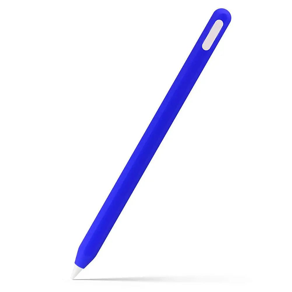 Storazone Blue For Apple Pencil 2 Silicone Case For Ipencil 2nd Generation Anti-lost Anti-scratch Protective Cover Sleeve Pencil Cap