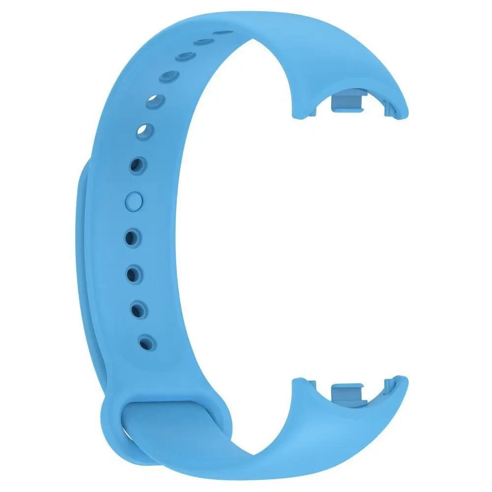Storazone blue / For Xiaomi Band 8 Soft Silicone Strap for Xiaomi Mi Band 8 Breathable Sport Bracelet Wristband Belt for MiBand 8 Replacement Correa Watchband