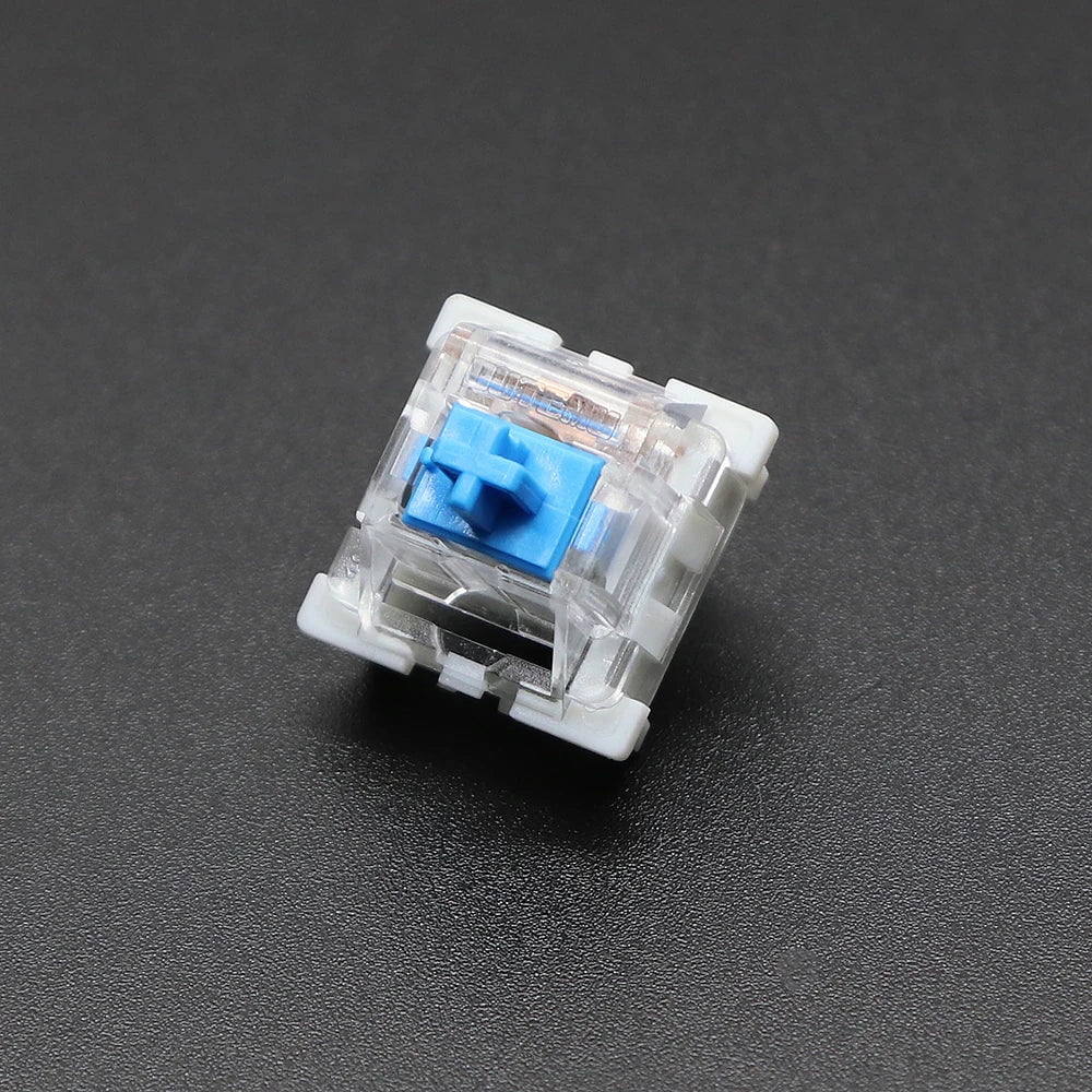 Storazone Blue Switch / 10 Pcs Outemu Switch for Keyboard 3Pin Linear Tactile Clicky Silent Switches for Mechanical Keyboards Gray White Red Blue Gaming Switch