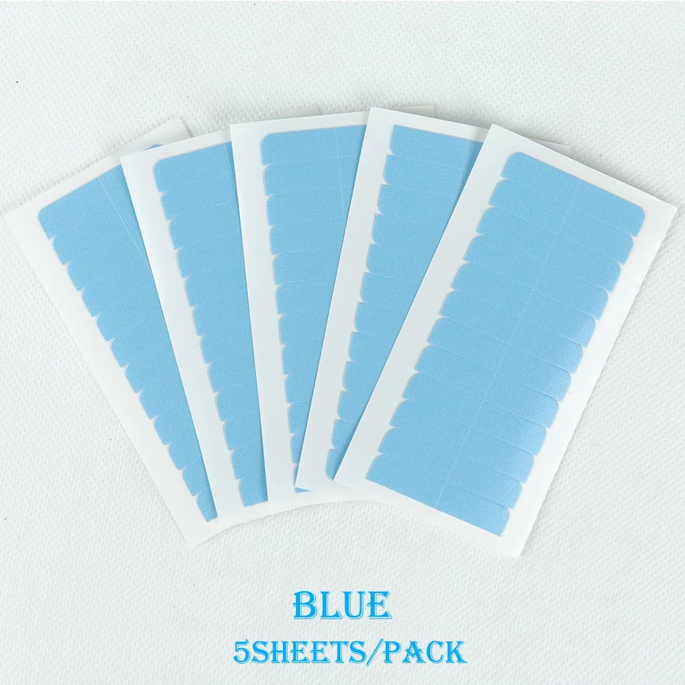 Storazone blue  xin / CHINA / picture Alileader 5sheets 60pcs Hair Extension Tape Adhesive Bonding Double Sided  Strong Waterproof Tape For Hair Extension/Lace/Toupee