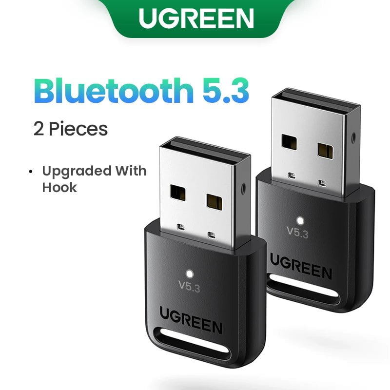 Storazone Bluetooth 5.3 1 / CHINA UGREEN USB Bluetooth 5.3 5.4  Dongle Adapter for PC Speaker Wireless Mouse Keyboard Music Audio Receiver Transmitter Bluetooth