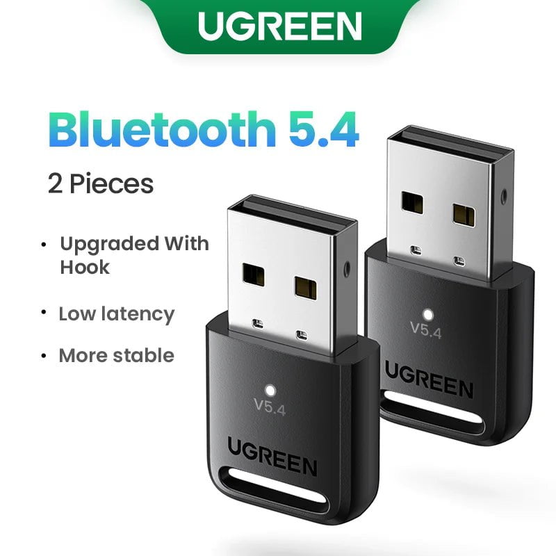 Storazone Bluetooth 5.4 1 / CHINA UGREEN USB Bluetooth 5.3 5.4  Dongle Adapter for PC Speaker Wireless Mouse Keyboard Music Audio Receiver Transmitter Bluetooth