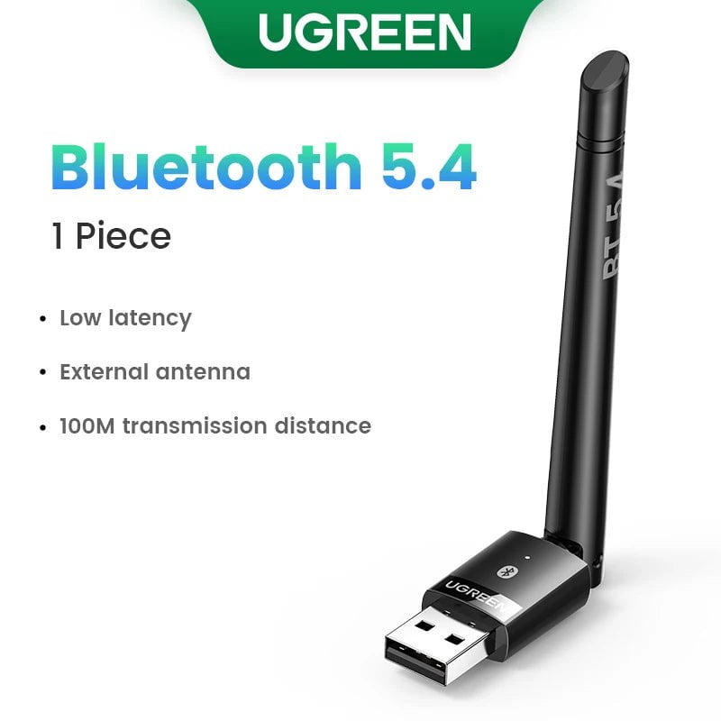 Storazone Bluetooth 5.4 2 / CHINA UGREEN USB Bluetooth 5.3 5.4  Dongle Adapter for PC Speaker Wireless Mouse Keyboard Music Audio Receiver Transmitter Bluetooth