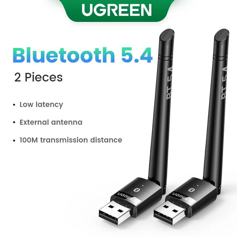 Storazone Bluetooth 5.4 3 / CHINA UGREEN USB Bluetooth 5.3 5.4  Dongle Adapter for PC Speaker Wireless Mouse Keyboard Music Audio Receiver Transmitter Bluetooth