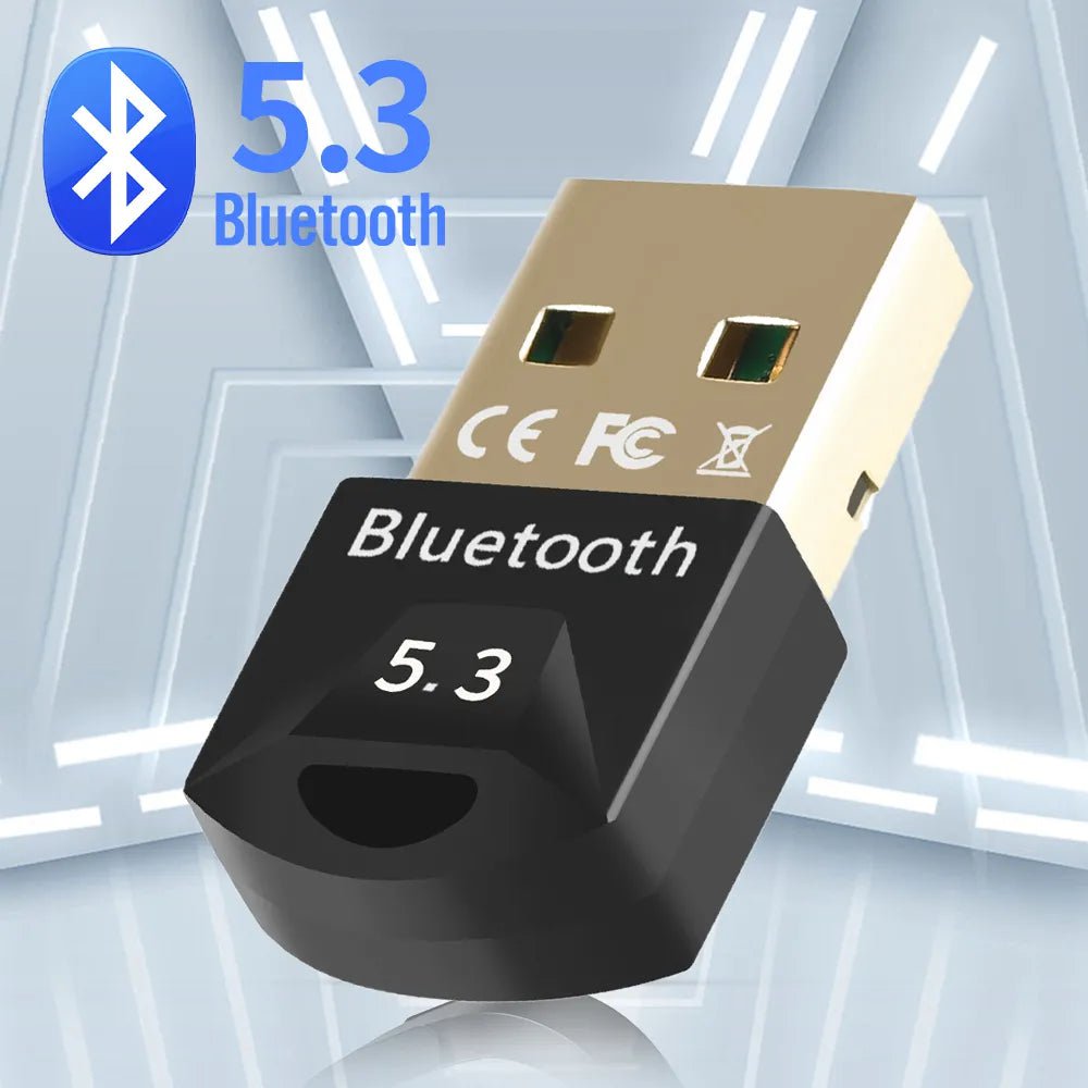 Storazone Bluetooth Adapter for Pc Usb Bluetooth 5.0 Bluetooth 5.3 5.4 Dongle Receiver for Speaker Mouse Keyboard Music Audio Transmitter