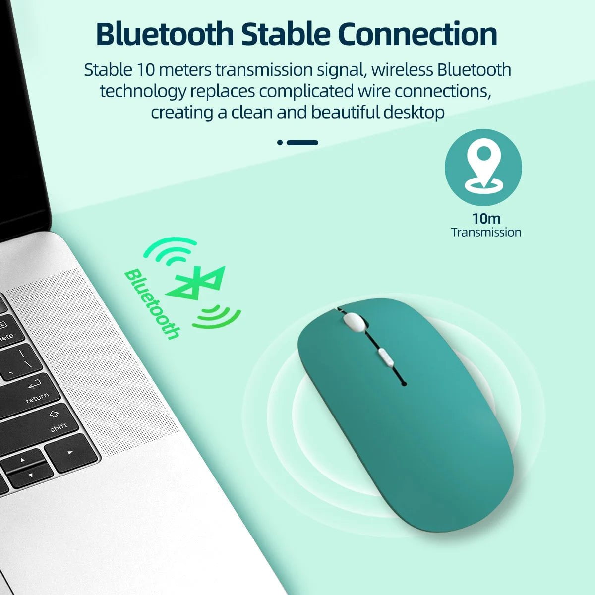 Storazone Bluetooth Mouse For iPad Samsung MatePad Lenovo MiPad Android Windows Tablet Battery Wireless Mouse For Laptop Notebook Computer