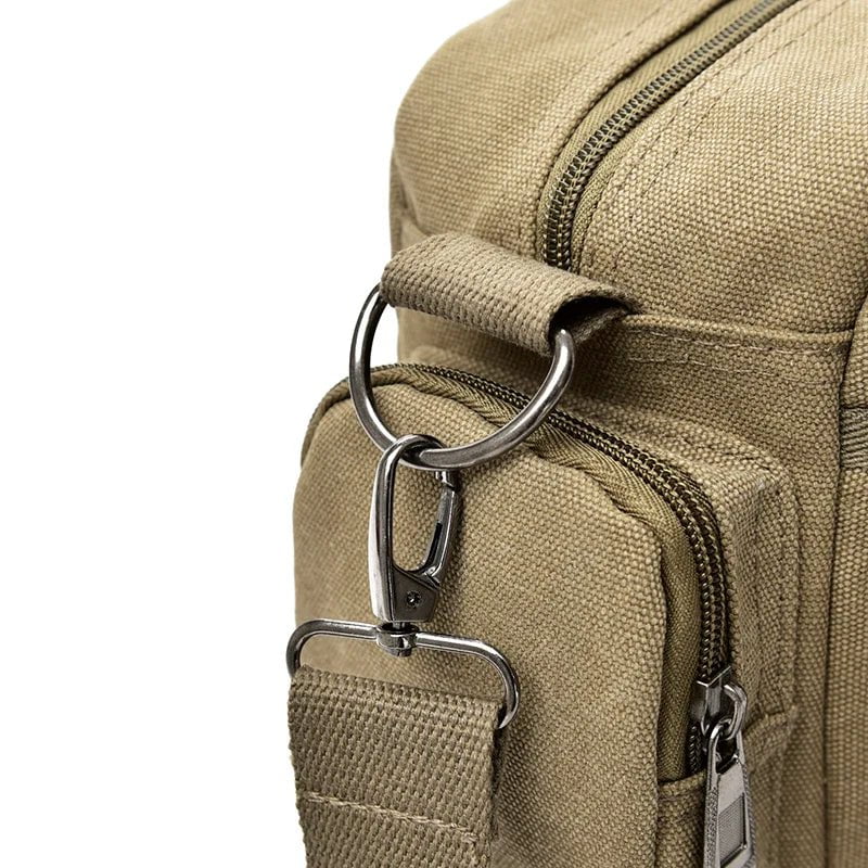 Storazone Brand Men Crossbody Bags Male Canvas Shoulder Bags Boy Messenger Bags Man Handbags for Travel Casual Large Satchel Grey