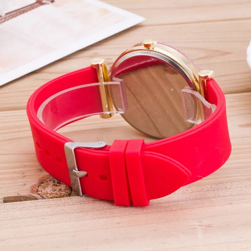 Storazone Brand TVK Watch Women Gift Fashion Watches Black Luxury Clock Silica Gel Quartz Woman Wristwatch Relogio Masculino Zegarek Damsk