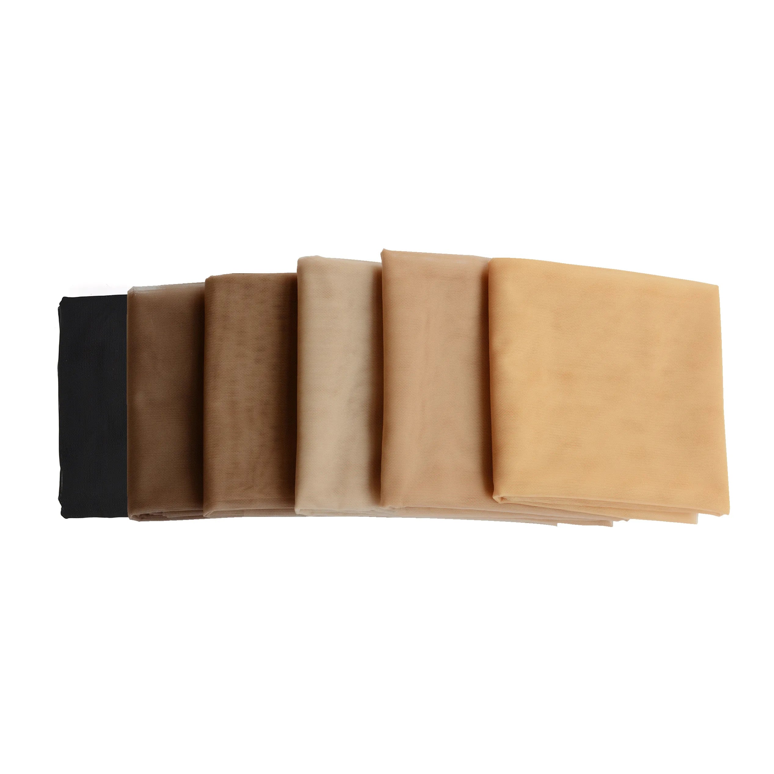 Storazone Brown 1/4 Yard Swiss Lace Net For Making Lace Wig Foundation Hairnet Accessories Weaving Tools Hair Net 6 Colors Available
