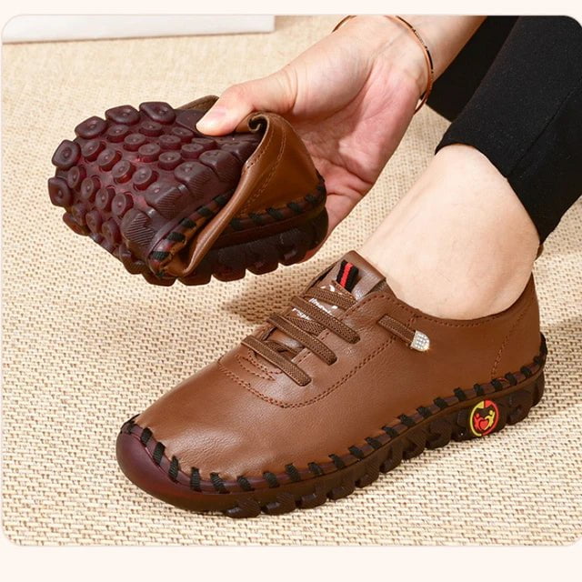 Storazone Brown / 35 Sneakers Women Shoes Flat Loafers Shoes for Women Comfortable Zapatillas De Mujer Slip On Shoes Soft Flats Female Casual Shoes