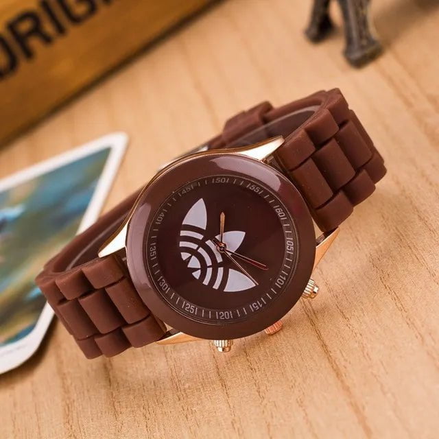 Storazone Brown Famous Brand Women Sports Watch Casual Ladyes Silicone Dress Watches Women Quartz Wristwatches Zegarek Damski Reloj Mujer
