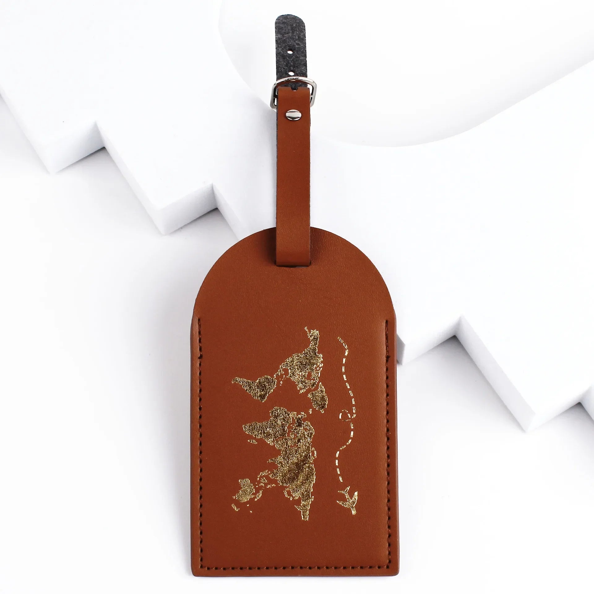 Storazone Brown luggage tag New Simple Fashion Passport Cover World Thin Slim Travel Passport Holder Wallet Gift PU Leather Card Case Cover Unisex