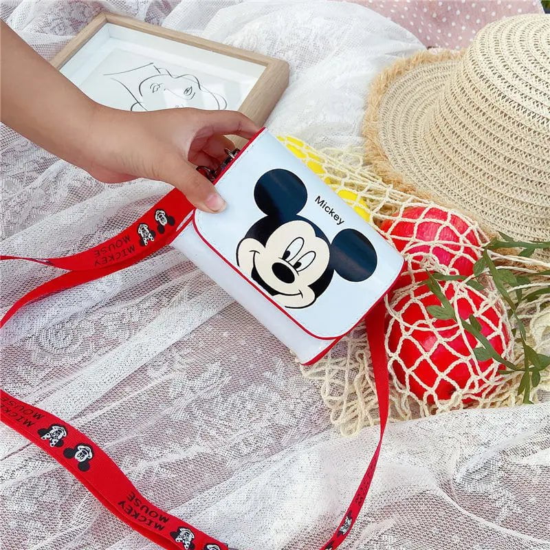 Storazone C Disney Shoulder Bag with Mickey Mouse Cute Mini Crossbody Bag for Kid Purse Minnie Mickey Mouse Cartoon Girls Side Bags