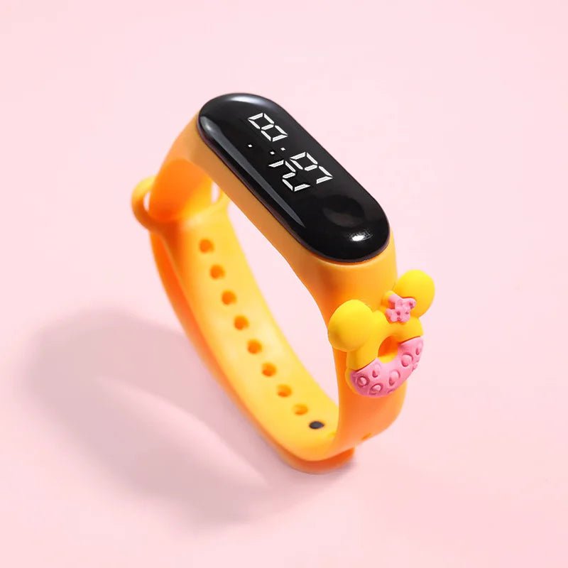 Storazone C Kids Watch Watch Reloj Smart Watch LED Children Watches Bracelet Cartoon Digital Ladies Watch for Girls Waterproof Clock Gift