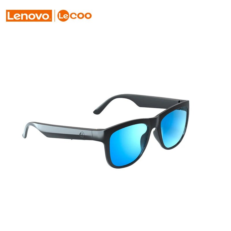 Storazone C8-BLUE Lenovo Lecoo C8 Smart Glasses Headset Wireless Bluetooth Sunglasses Outdoor Sport earphone Calling Music Anti-Blue Eyeglasses