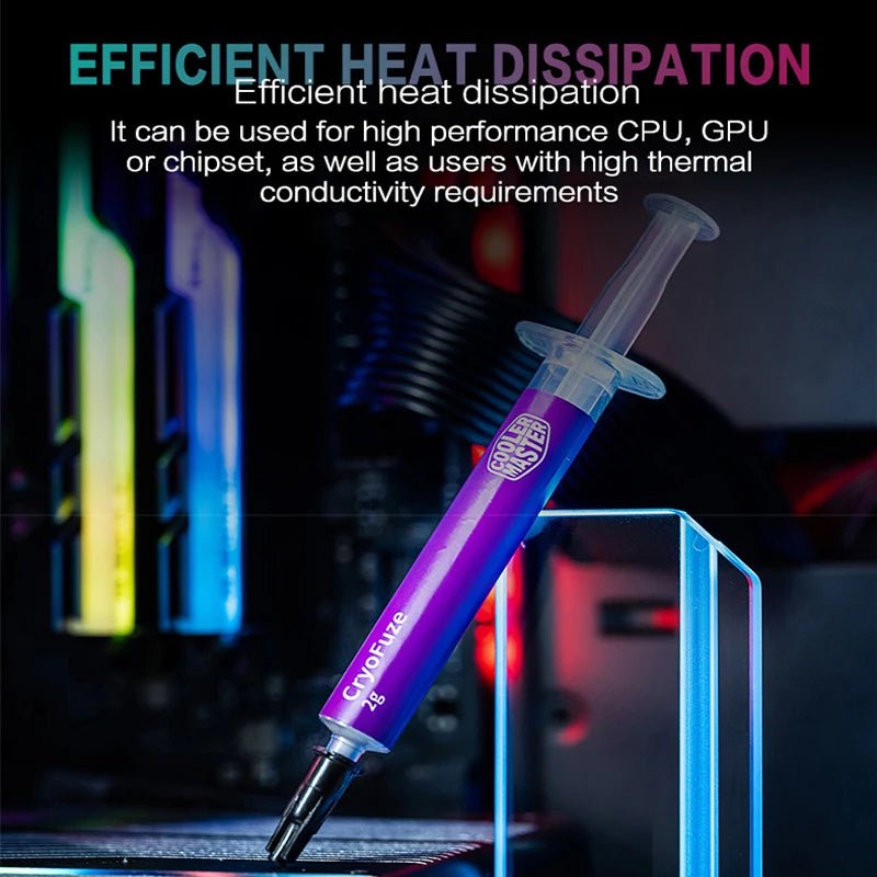 Storazone CF 14 Cooler Master Cryofuze CF14 14W/mk High Performance Thermal Conductive Grease Paste for Intel processor CPU GPU Cooling  Fan
