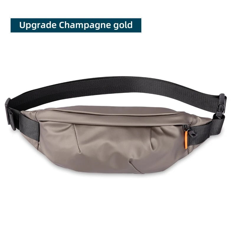 Storazone Champange gold / CHINA Hk Multifuctional Waist Bag For Men Belt Bag Waist Pack Male Outdoor Travel Sports Man Belt Pouch Fashion Men Women Fanny Pack