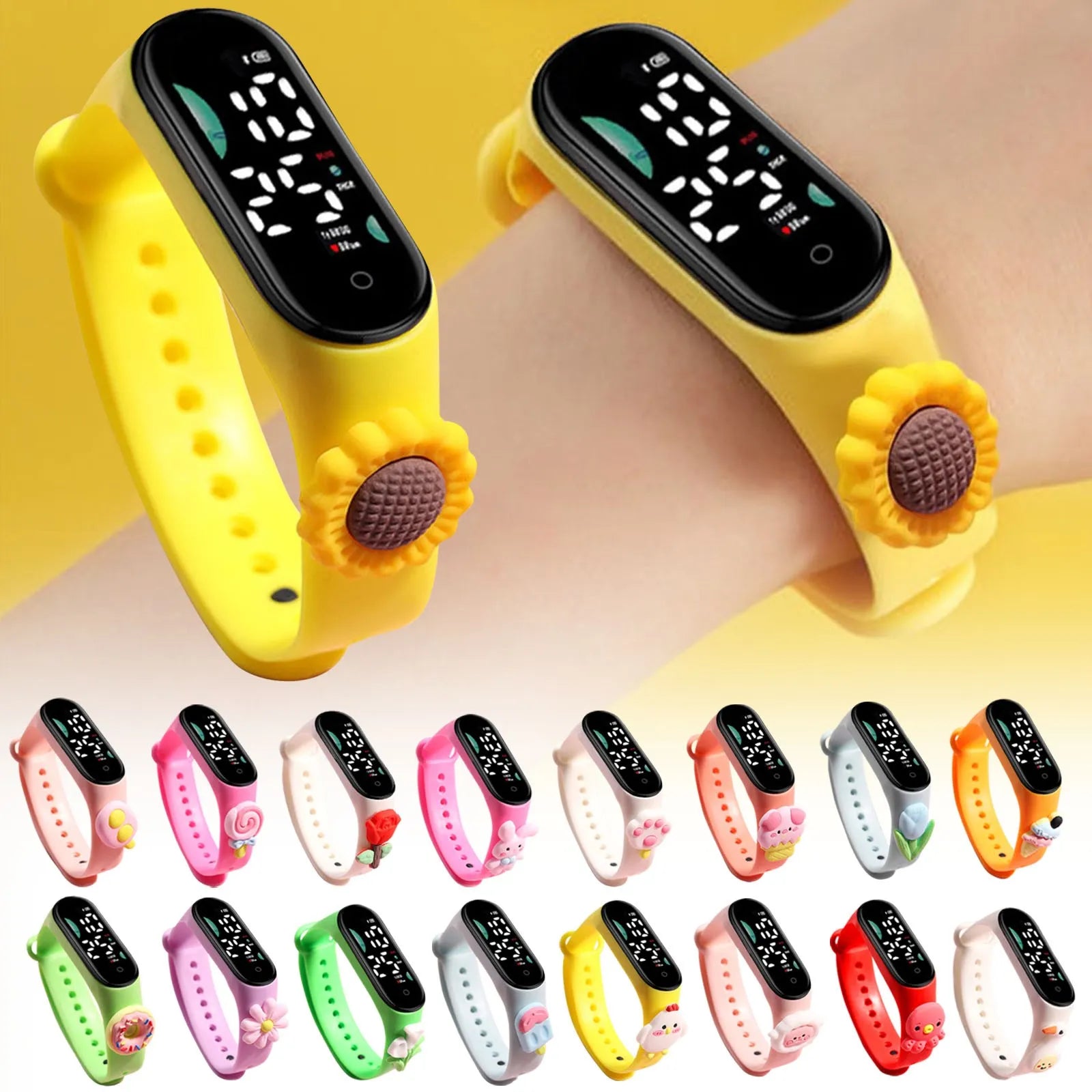Storazone Children's Sports Smart Watch Outdoor Silicone Bracelet Electronic Watch Kids Bracelet Digital Watches Boys Girls reloj montre