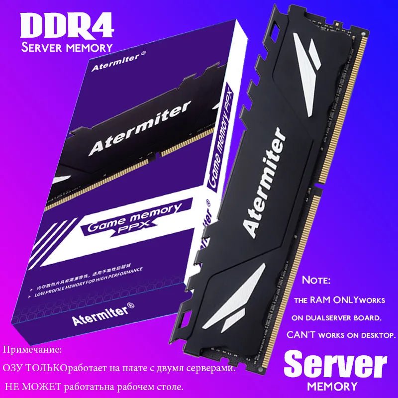 Storazone CHINA / 4GB 2133Mhz Atermite DDR4 Ram 8GB 4GB 16GB  32GB PC4 2133MHz OR 2400MHz 2666MHZ 2400 or 2133 2666 3200 ECC REG Server Memory 4G 16G 8G 32GB