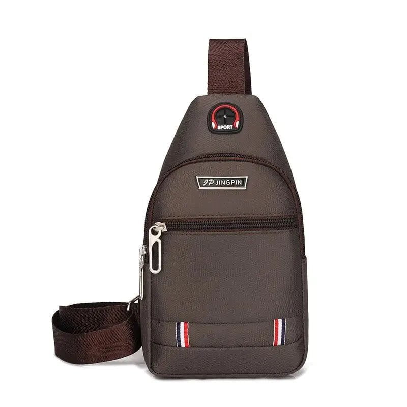 Storazone CHINA / Russet OutDoor Travel Fashion Mens CrossBorder Small Chest Polyester Shoulder Bag Trend Leisure.