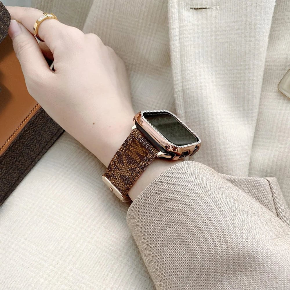Storazone Classic Leather Strap for apple watch band 44mm 45mm 49mm 38mm 42mm 40mm 41mm Designer Retro Bracelet iwatch Ultra 8 7 6 5 band
