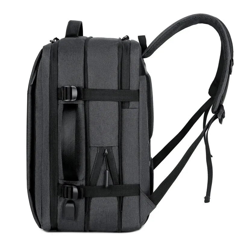 Storazone Classic Travel Backpack Men Business Backpack School Expandable USB Bag Large Capacity Laptop Waterproof Fashion Backpack