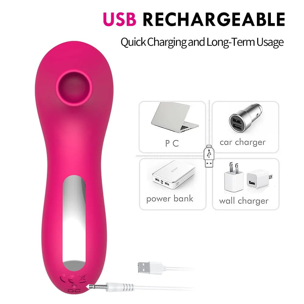 Storazone Clit Sucker Vagina Sucking Vibrator Female Clitoris Vacuum Stimulator Nipple Sexy Toys for Adults 18 Women Masturbator Product