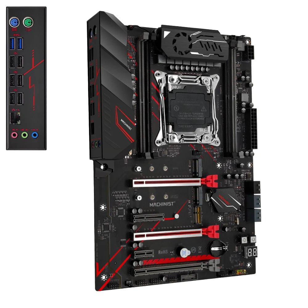 Storazone CN / Motherboard+CPU+RAM MACHINIST X99 Motherboard Set Kit Xeon E5 2680 V4 CPU 32G(2*16G) DDR4 ECC RAM Memory Support SSD M.2 ATX MR9A PRO MAX