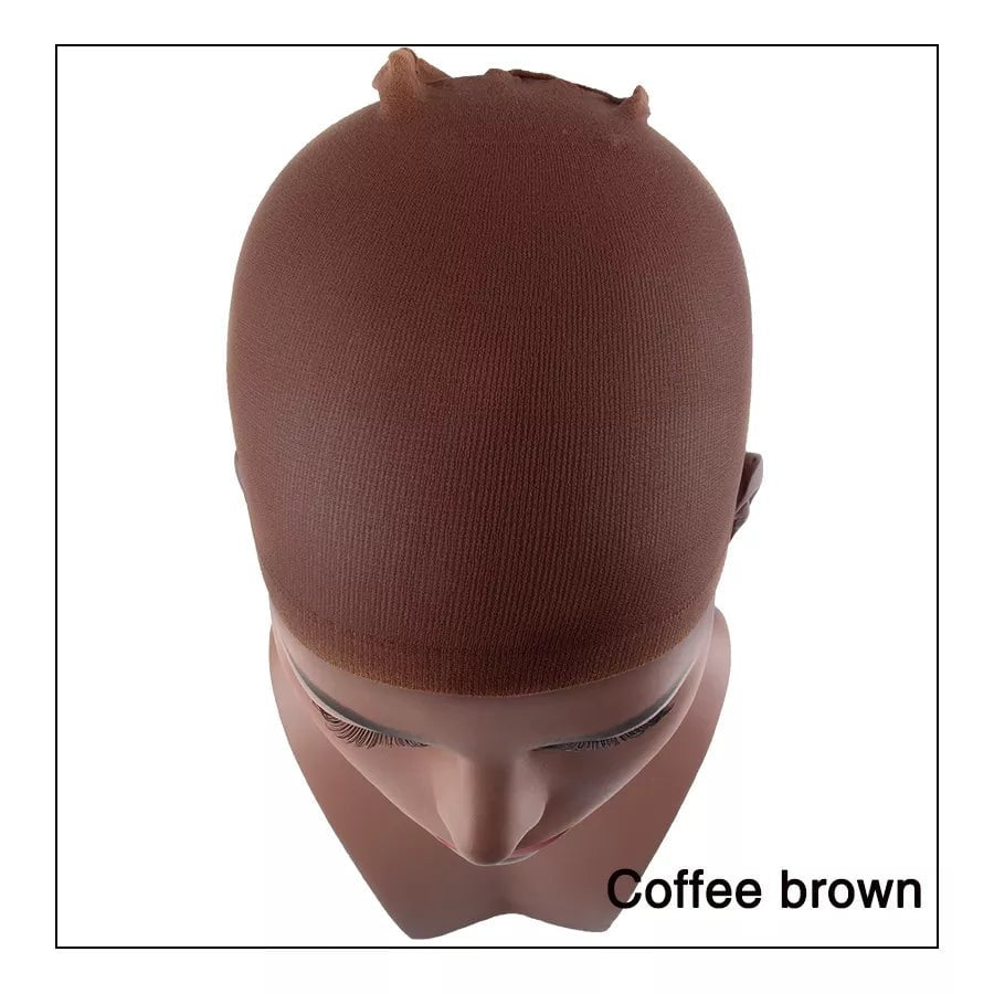 Storazone coffee brown / CHINA Alileader 2Pcs High Quality Wig Cap Brown Stocking Cap To Christmas Cosplay Wig Caps Stocking Elastic Liner Mesh For Making Wigs