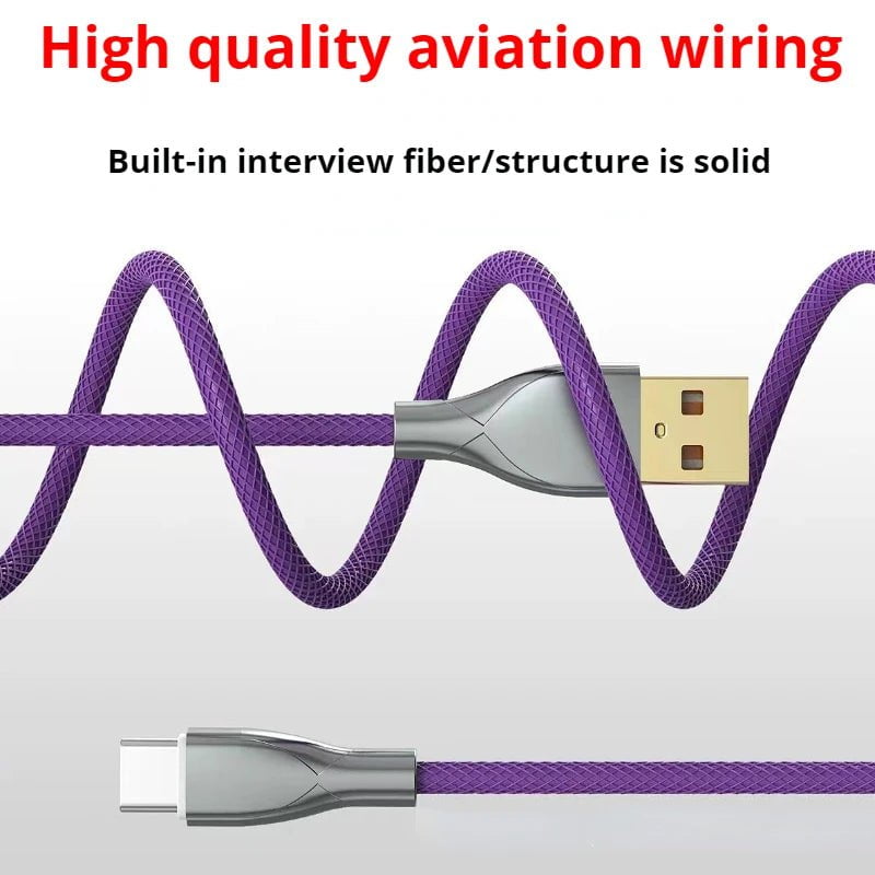 Storazone Coiled cable type C Mechanical keyboard wire USB keyboard cable  mechanical keyboard Aviator Desktop Computer Aviation Connector
