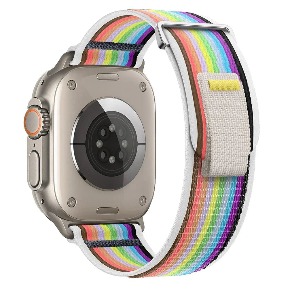 Storazone color-10 / 38MM 40MM 41MM / CHINA Trail Loop Band for Apple Watch Ultra 2 49MM Strap 44mm 40mm 41mm 42mm Correa Bracelet for IWatch Series 9 8 7 6 5 Se 45mm Strap