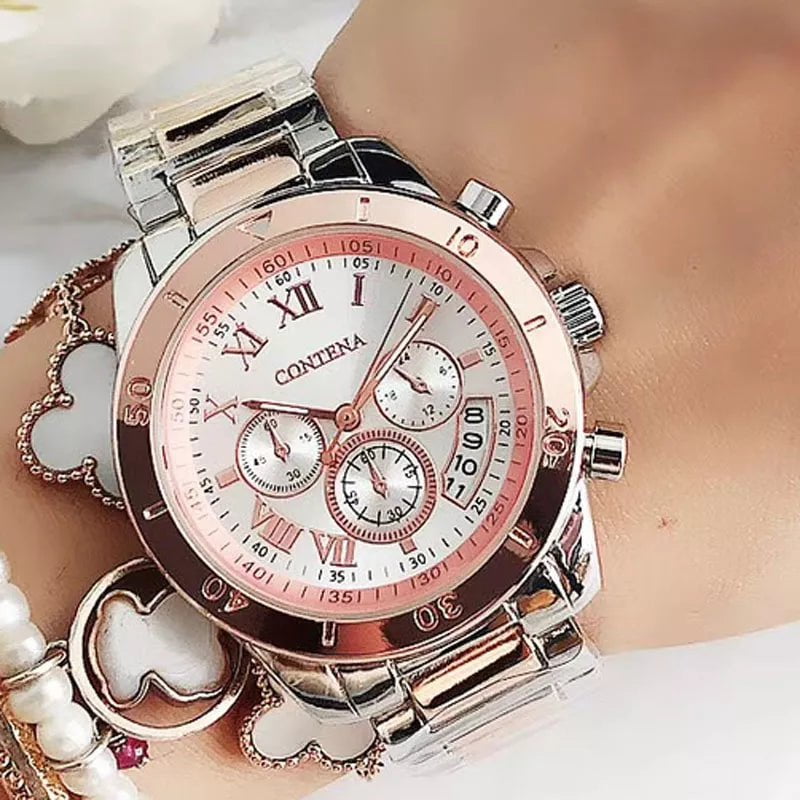 Storazone CONTENA 2023 Top Brand Luxury Watches for Women Fashion Creative Steel Bracelet Women's Watches Ladies Quartz Watch Reloj Mujer