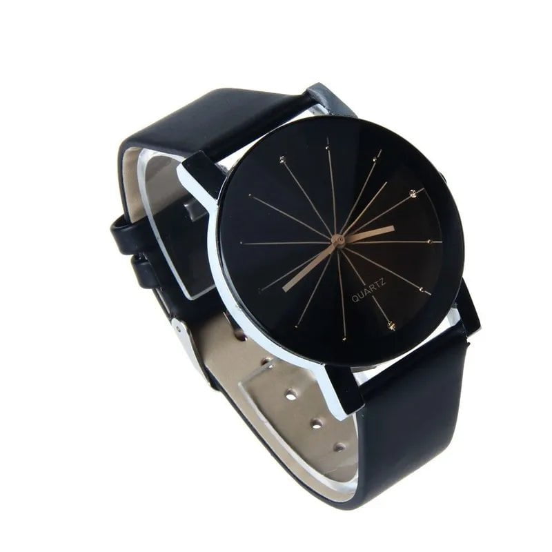 Storazone Couple Lover Watches Quartz Dial Clock PULeather WristWatch Relojes Watch Women Men Fashion Luxury Relogio Feminino часы женские