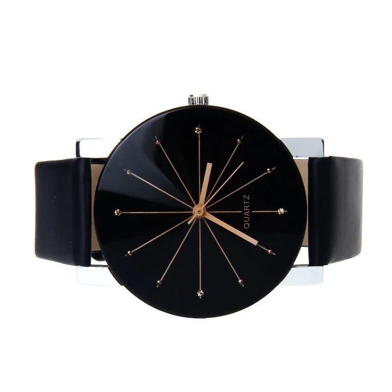 Storazone Couple Lover Watches Quartz Dial Clock PULeather WristWatch Relojes Watch Women Men Fashion Luxury Relogio Feminino часы женские