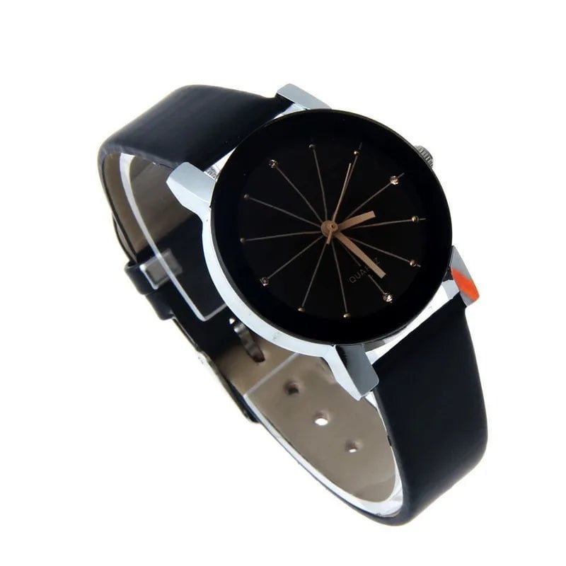 Storazone Couple Lover Watches Quartz Dial Clock PULeather WristWatch Relojes Watch Women Men Fashion Luxury Relogio Feminino часы женские