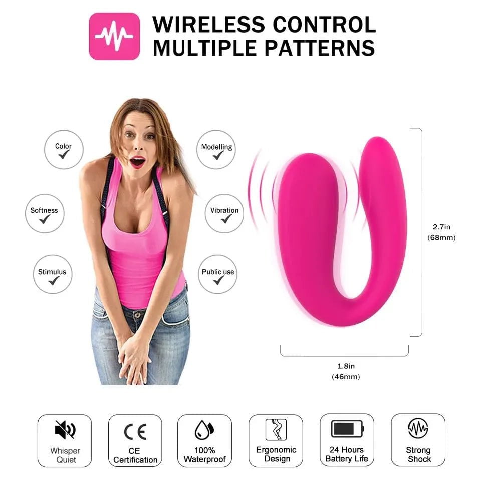 Storazone Couple Vibrator Sex Toys For Women Vagina Clitoris Stimulate U Type Vibrator G-Spot Massage Female Masturbator Adults Products