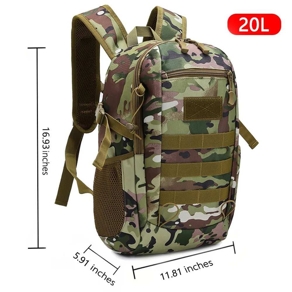 Storazone CP Camo-20L Outdoor Tactical Backpack Military Rucksacks Men 15L 20L Waterproof Sport Travel Backpacks Camping Mochila Fishing Hunting Bags