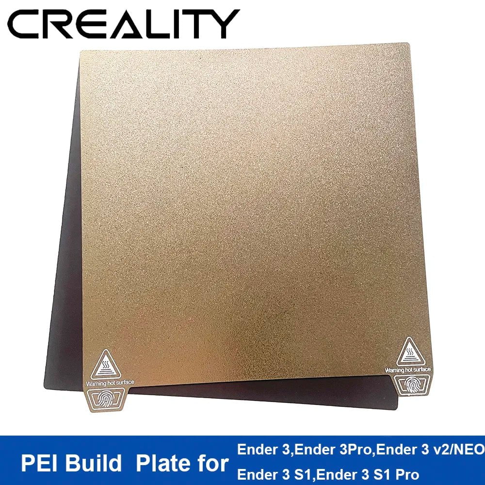 Storazone Creality 3D Printer PEI 235x235mm Powder Painted Flexi Steel Magnetic Build Plate for K1/Ender 3 S1Pro/Ender 3 V2/Neo/Ender 3 S1