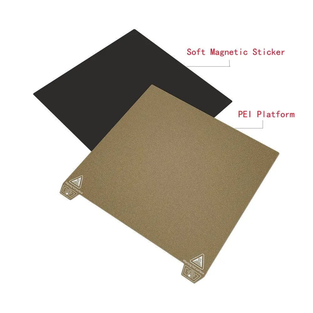 Storazone Creality 3D Printer PEI 235x235mm Powder Painted Flexi Steel Magnetic Build Plate for K1/Ender 3 S1Pro/Ender 3 V2/Neo/Ender 3 S1