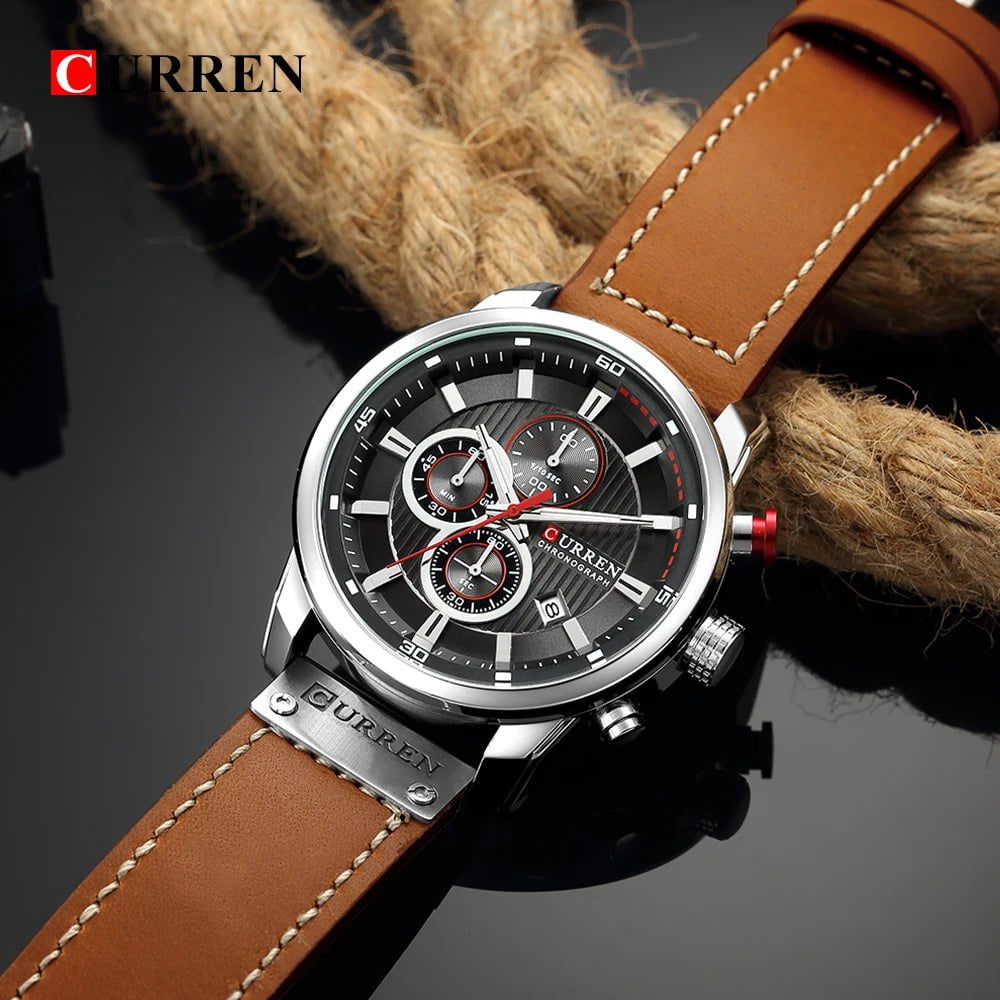 Storazone CURREN Fashion Date Quartz Men Watches Top Brand Luxury Male Clock Chronograph Sport Mens Wrist Watch Hodinky Relogio Masculino