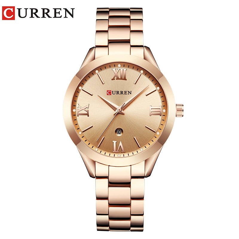Storazone CURREN Gold Watch Women Watches Ladies 9007 Steel Women's Bracelet Watches Female Clock Relogio Feminino Montre Femme