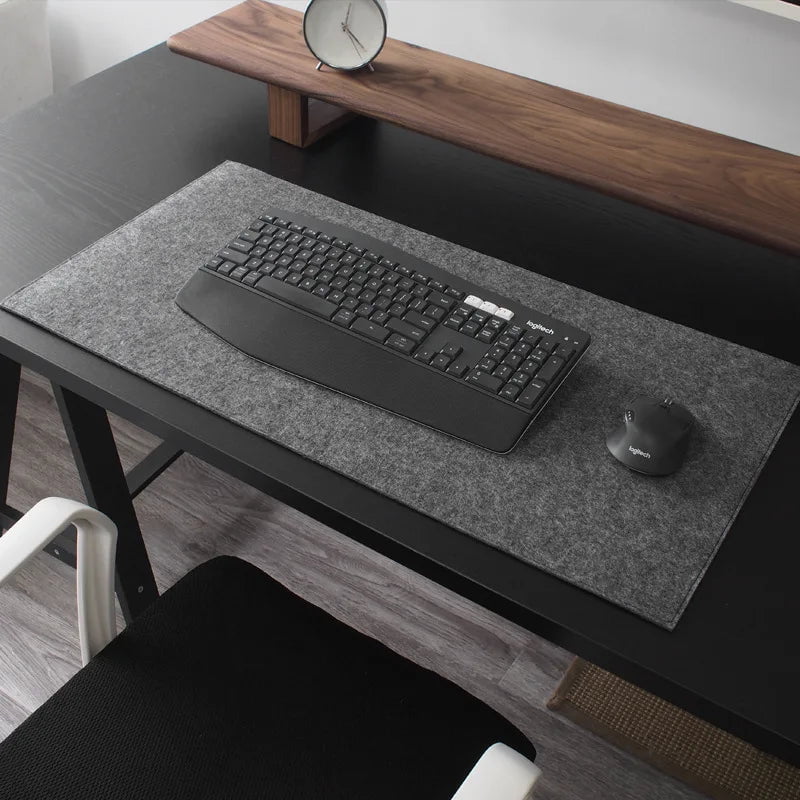 Storazone Cushion Large XXL gaming mouse pad Computer Desk Mat Table Keyboard Wool Felt Laptop Desk Non-slip deskpad Mousepad